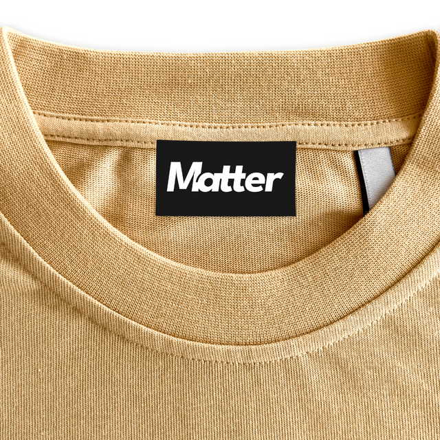 MATTERBLACK Custom Neck Label.