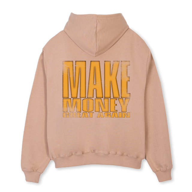 MMGAZIP Croissant Oversized Zipped Hoodie.