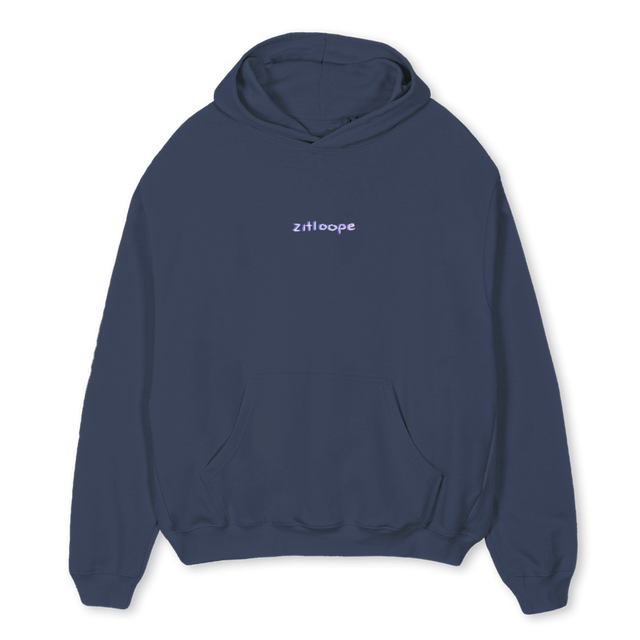 LWS PULLI Navy Blue Oversized Hoodie.