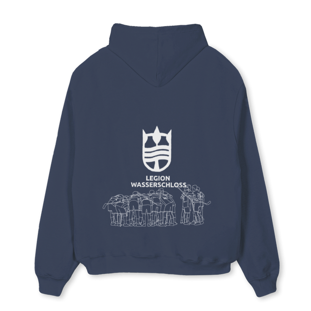 LWS PULLI Navy Blue Oversized Hoodie.