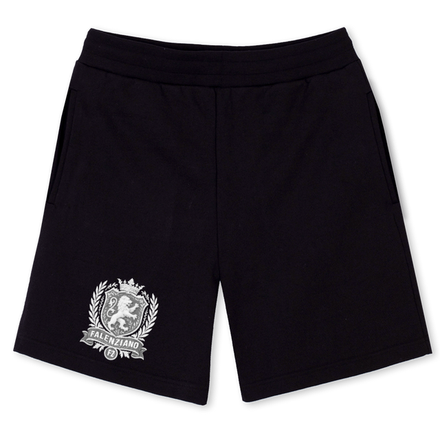 FZ SIGIL Black Relaxed Sweatshorts.