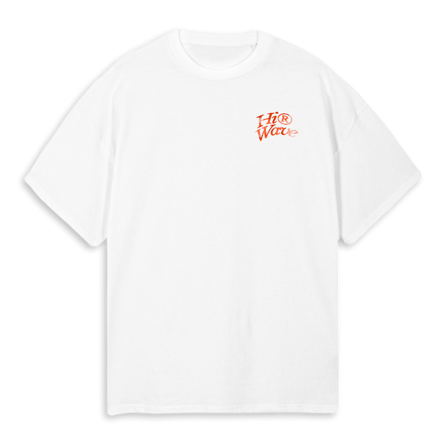 MUNDO White Oversized Tee.