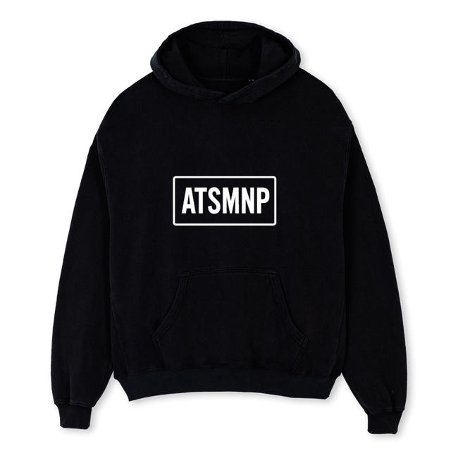 ATS OGT HDY Black Oversized Hoodie.