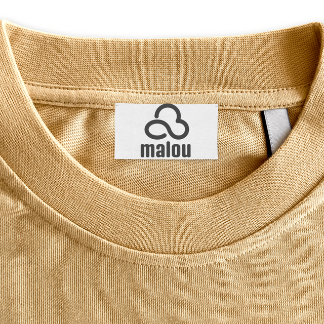 MALOU LOG Custom Neck Label.