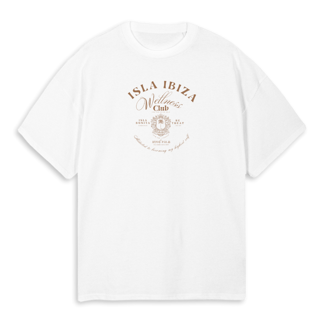 WELLNESSISLAIBZNUDET White Oversized Tee.