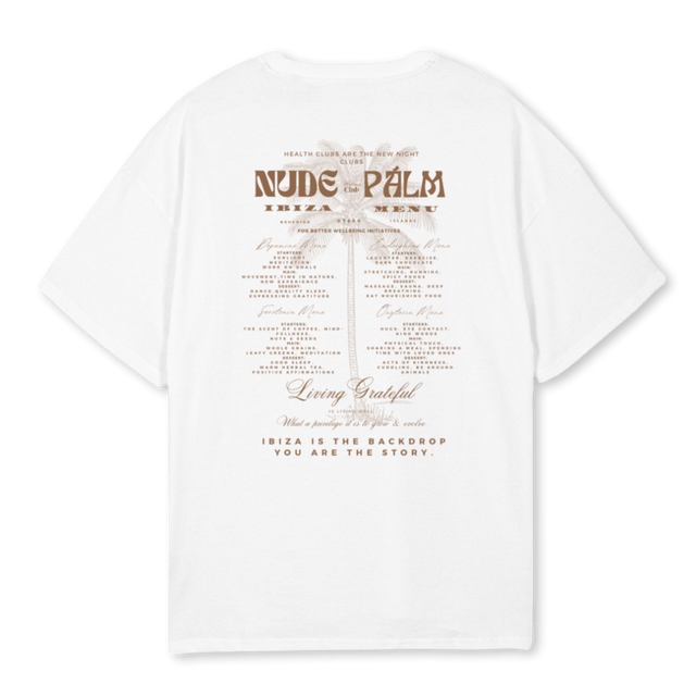 WELLNESSISLAIBZNUDET White Oversized Tee.