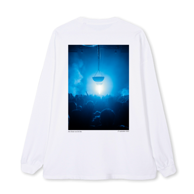 HUT White Oversized LS Tee.