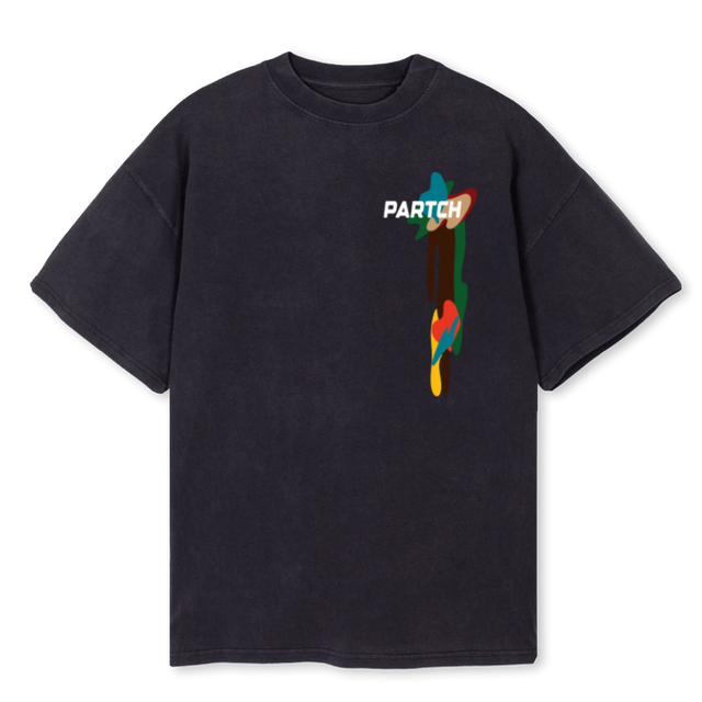 DRIFTOVTVBLK Vintage Black Oversized Tee.