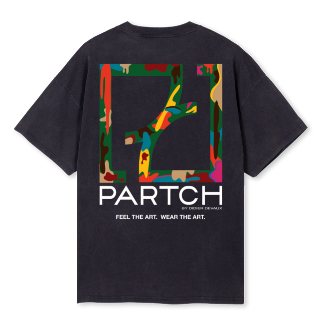 DRIFTOVTVBLK Vintage Black Oversized Tee.