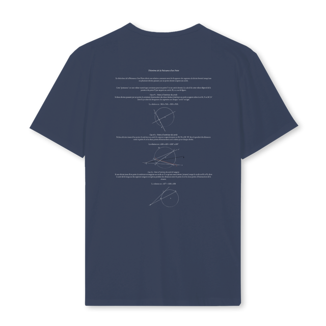 TDS GEOMETRY NOTES Navy Blue Regular Tee.