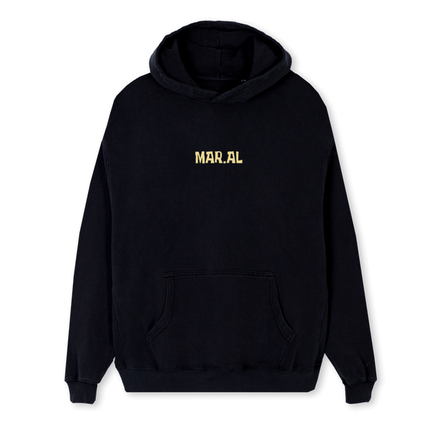 SANBIASE Black Regular Hoodie.