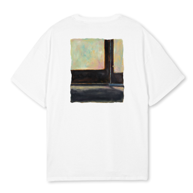 THEBROKENLOOP White Oversized Tee.