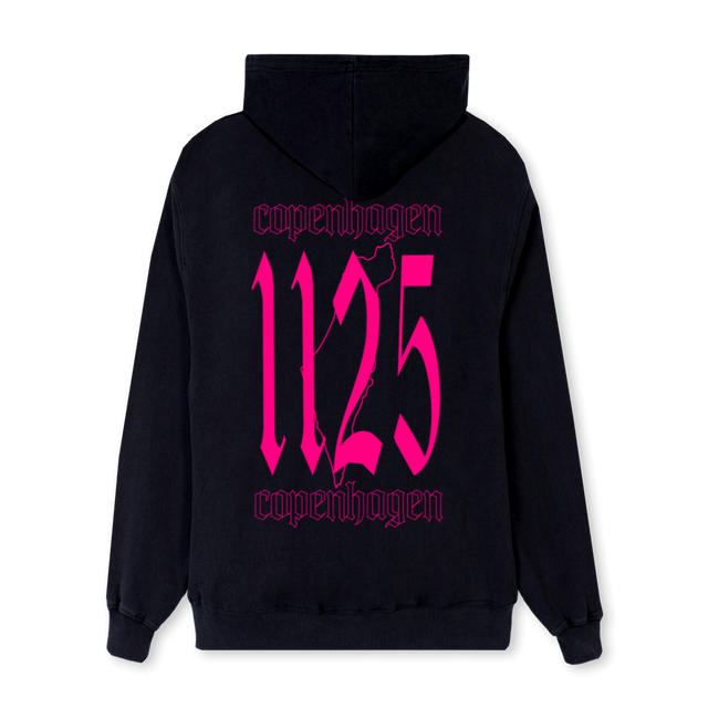 MILELETWO Black Regular Hoodie.