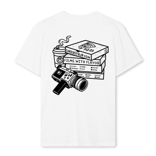 PIZZAPLACEI White Regular Tee.