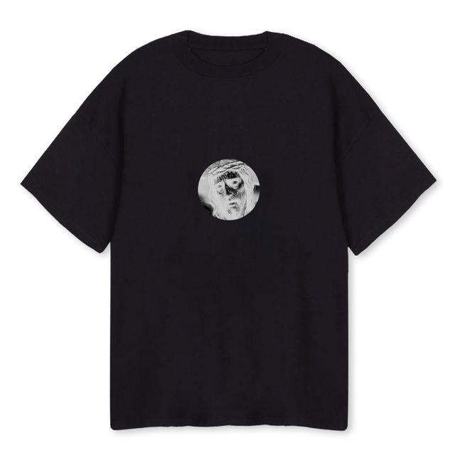 LAYERIJESUS Black Oversized Tee.