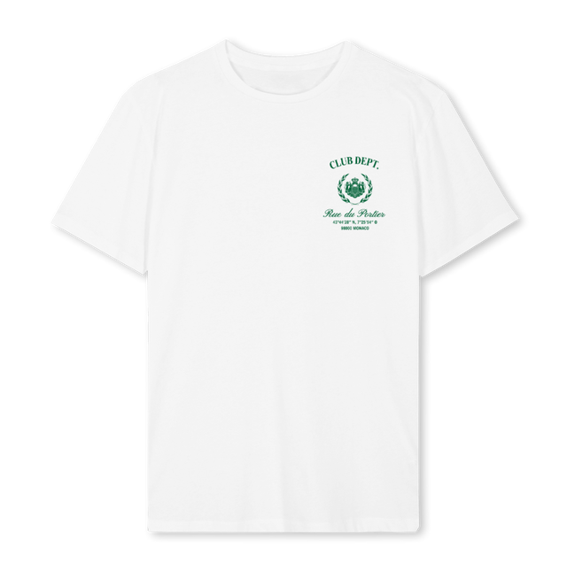 MONACORESIDENCE White Regular Tee.