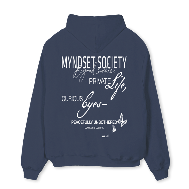 FHMS Navy Blue Oversized Hoodie.