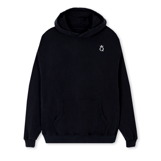 HOODIEZREGZHZE Black Regular Hoodie.