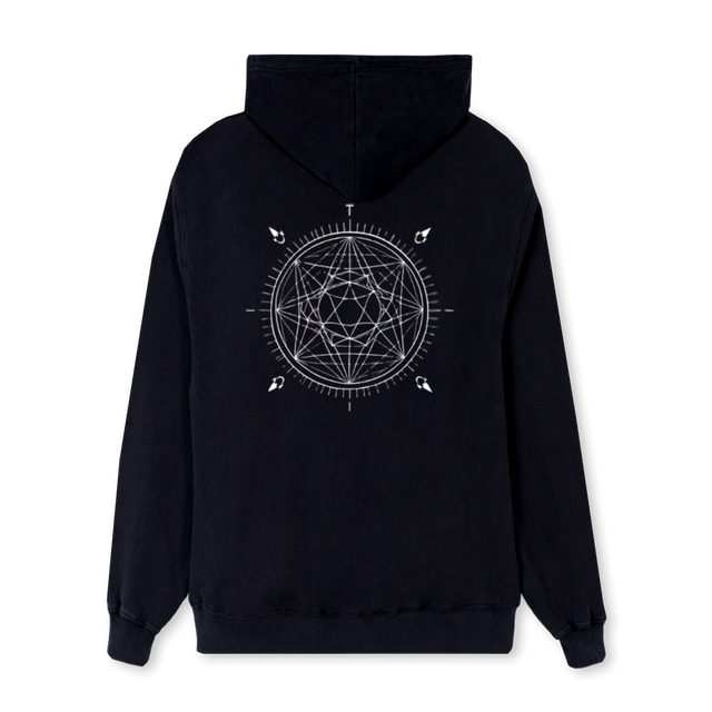 HOODIEZREGZHZE Black Regular Hoodie.
