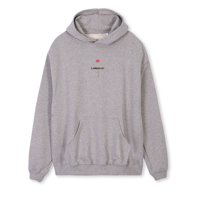 JASPEADO SUDA Grey Marl Regular Hoodie.