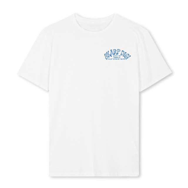 SKARPDIGTOOLS White Regular Tee.