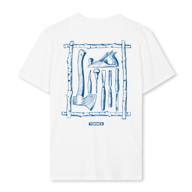 SKARPDIGTOOLS White Regular Tee.