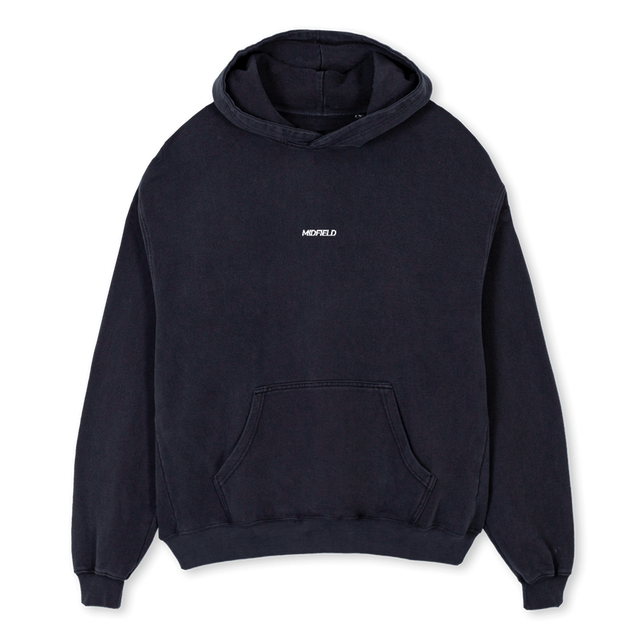 VINTAGEMIDF Vintage Black Oversized Hoodie.