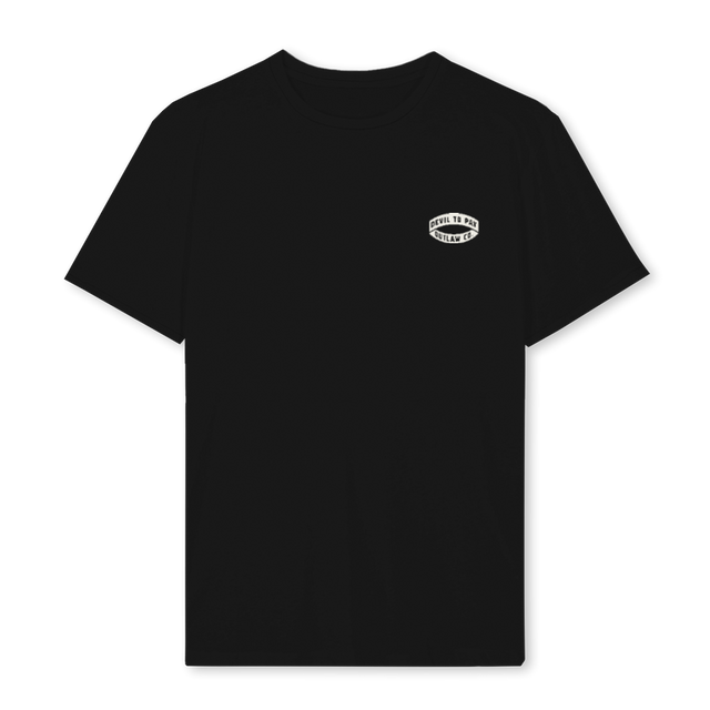 OUTLAWCO Black Regular Tee.