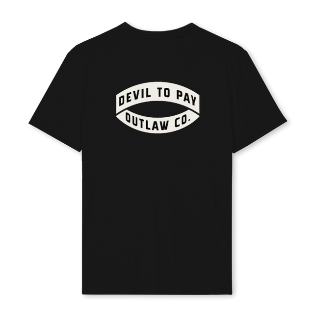 OUTLAWCO Black Regular Tee.