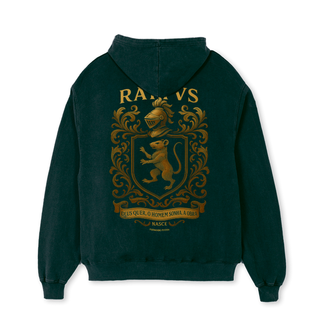 INFANTE  Wild Green Oversized Hoodie.