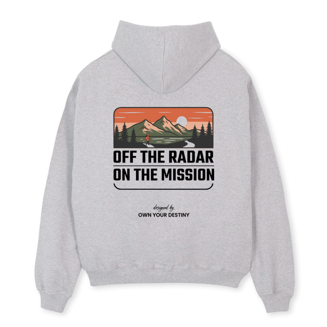 OFFLINE Light Grey Marl Oversized Hoodie.