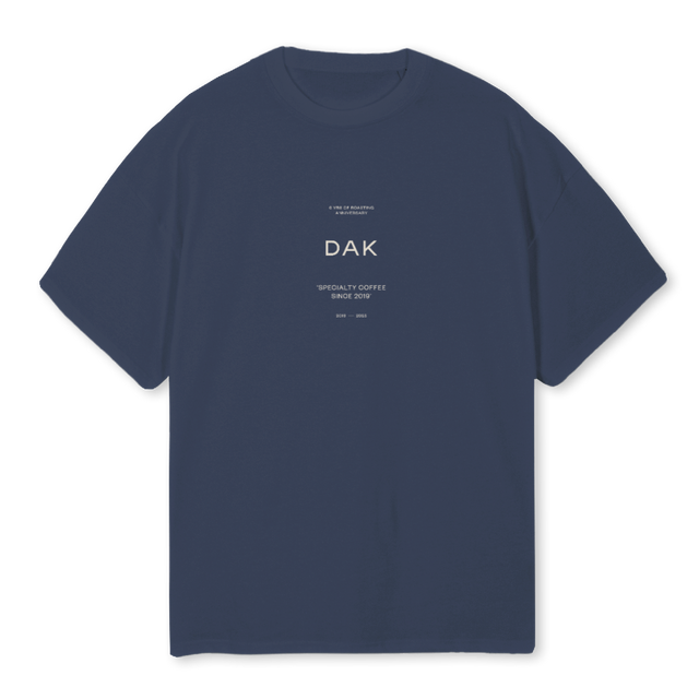 DAKYEARSNAAVY Navy Blue Oversized Tee.