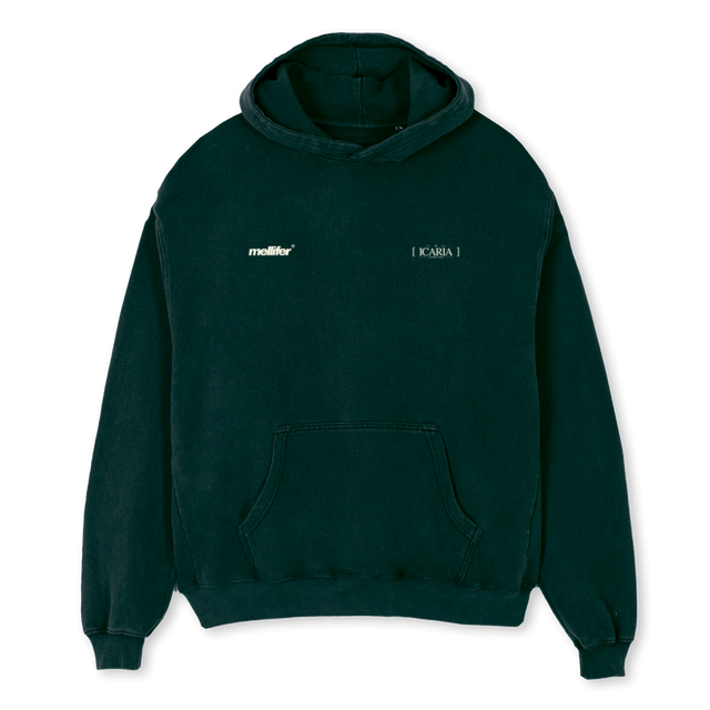 ICARIACUATROB Wild Green Oversized Hoodie.