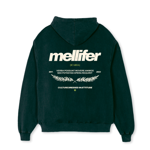 ICARIACUATROB Wild Green Oversized Hoodie.