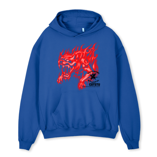 JUJKY Cobalt Blue Oversized Hoodie.