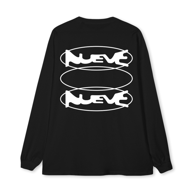 CERCLES DROP  AW Black Oversized LS Tee.