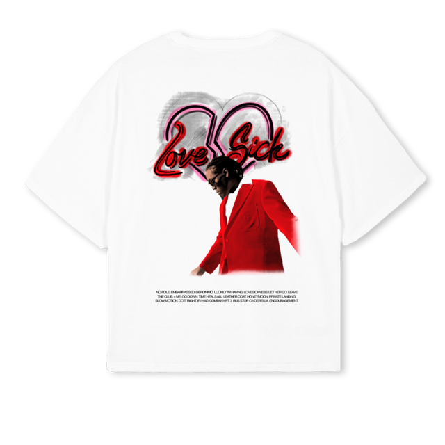 DONNYTEE White Oversized Boxy Tee.