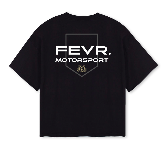 MOTRSP Black Oversized Boxy Tee.