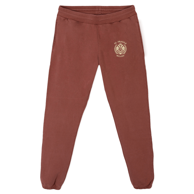 SAINT FRA PA Vintage Brown Relaxed Sweatpants.