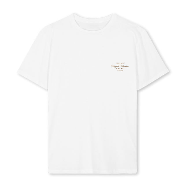 ATEL FRAGILE TI White Regular Tee.
