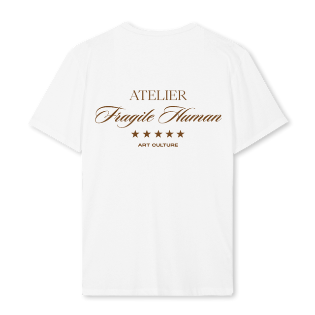 ATEL FRAGILE TI White Regular Tee.