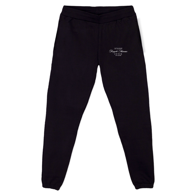 ATEL FRA PN Black Relaxed Sweatpants.