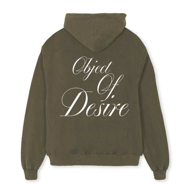 OOD HD Vintage Olive Oversized Hoodie.