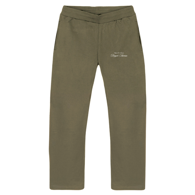 OOD PA Vintage Olive Straight-Leg Relaxed Sweatpants.
