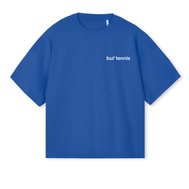 BUI Cobalt Blue Oversized Boxy Tee.