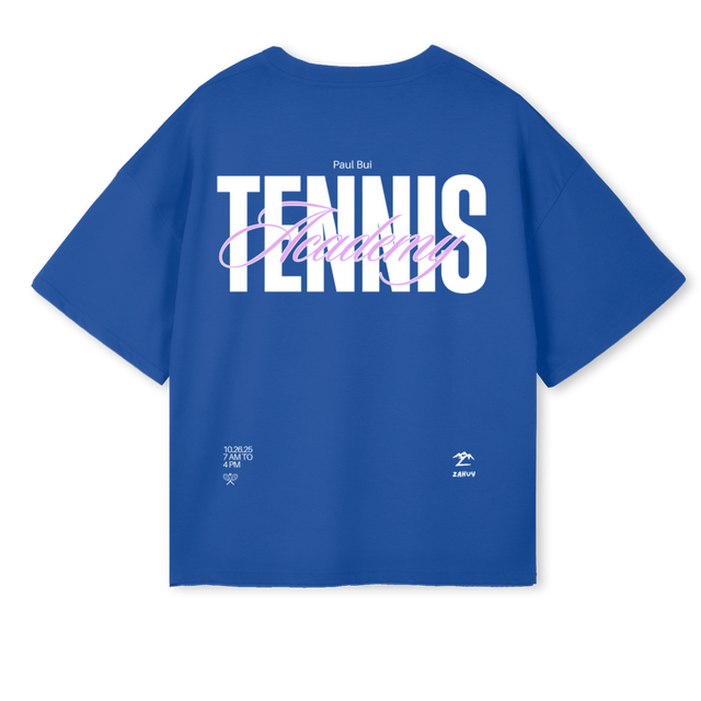 BUI Cobalt Blue Oversized Boxy Tee.