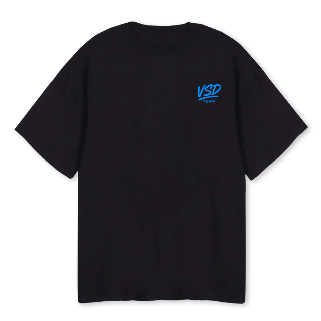 VSDDDD Black Oversized Tee.
