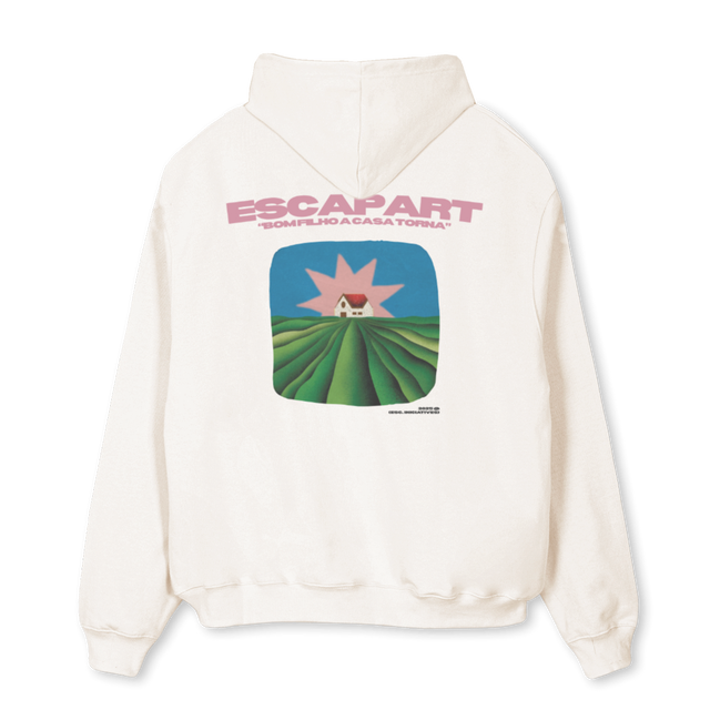 FILHO FINAL Vintage White Oversized Hoodie.