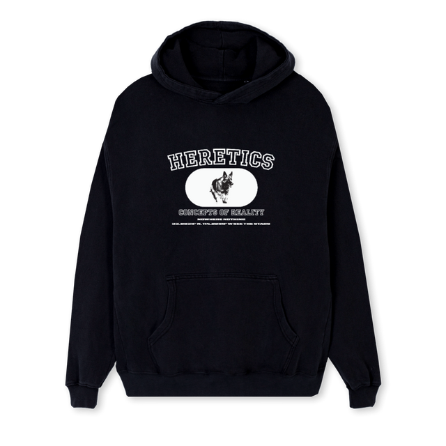CONCEPTSHOOD Black Regular Hoodie.