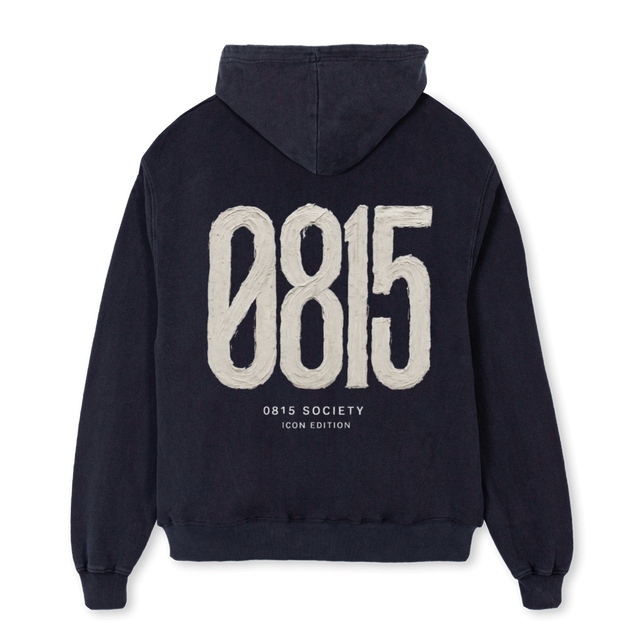 VINT ICONHOOD Vintage Black Oversized Hoodie.